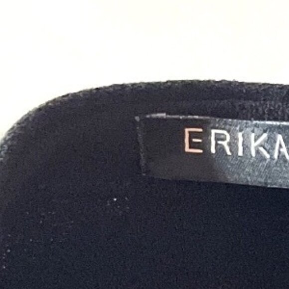 Erika Schrieber NWT Black Wrap Midi Skirt Women's Size XS Made in USA Stretch - Picture 3 of 9